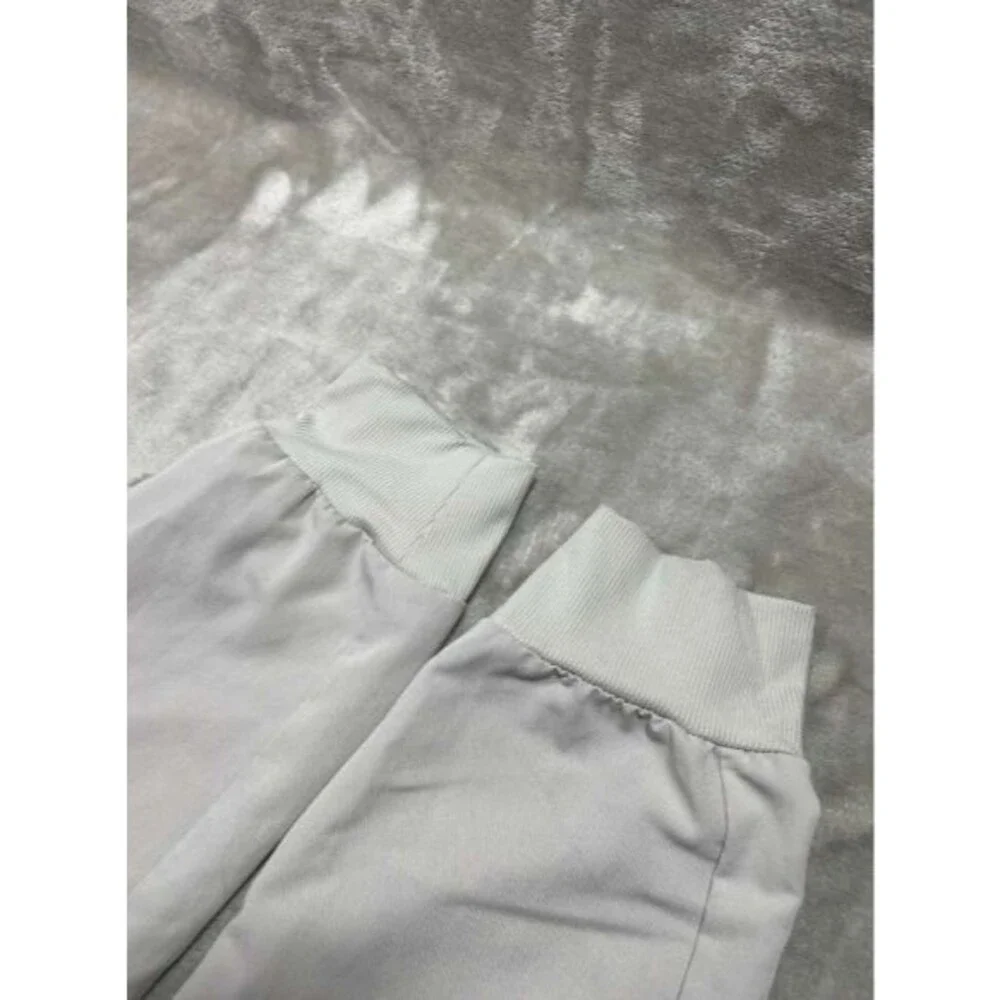 Figs Jogger Scrub Pants Men's Small Beige Cargo Work Casual Technical